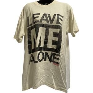 Vintage 1980's Foravi New York "Leave Me Alone" Graphic T-Shirt Free Beat